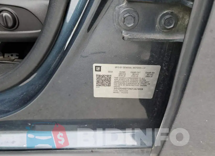 1G1ZD5ST7KF167819 Photo# 12