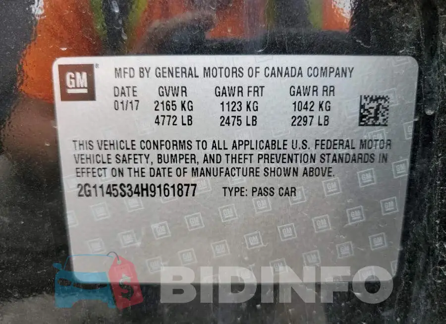 2G1145S34H9161877 Photo# 13