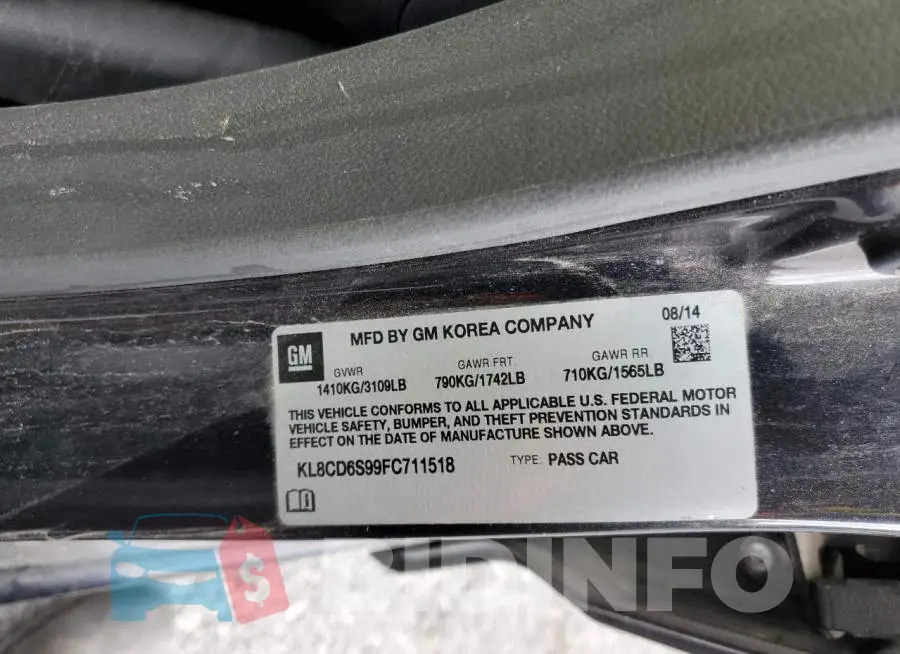 KL8CD6S99FC711518 Photo# 12