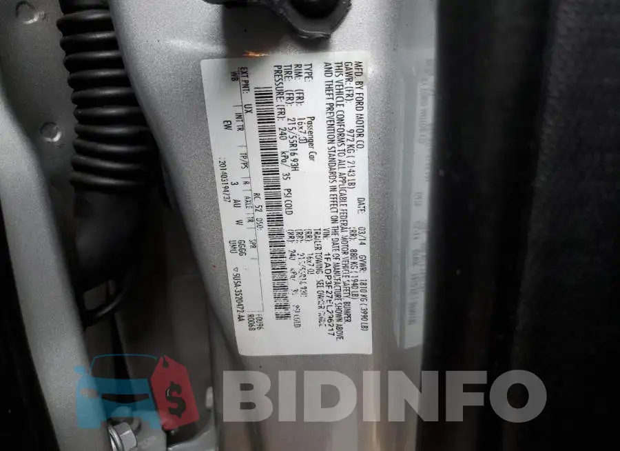 1FADP3F27EL296217 Photo# 12