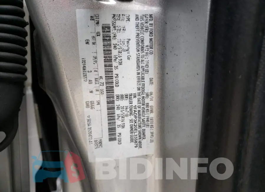 1FADP3K20EL335879 Photo# 12