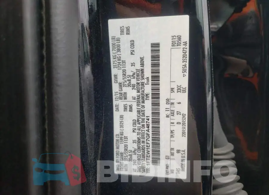 1FTEW1EF7GFA48741 Photo# 12