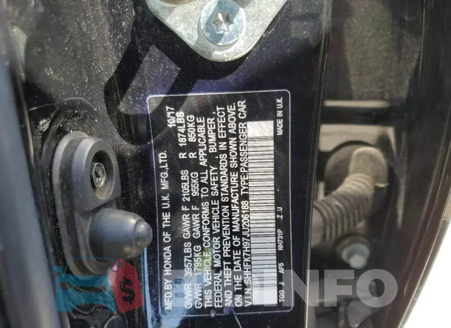 SHHFK7H97JU206188 Photo# 12