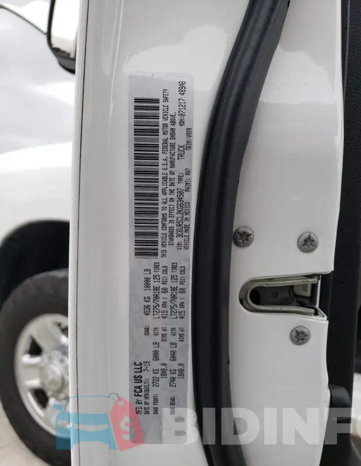 3C6UR5CL2KG634507 Photo# 12