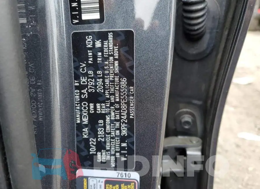 3KPF24AD8PE555986 Photo# 12