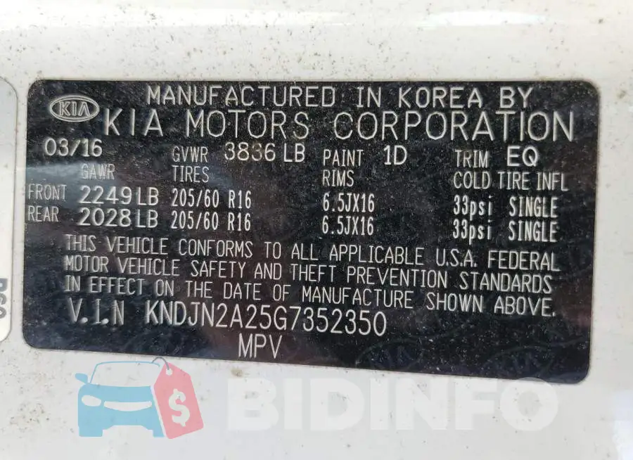 KNDJN2A25G7352350 Photo# 12