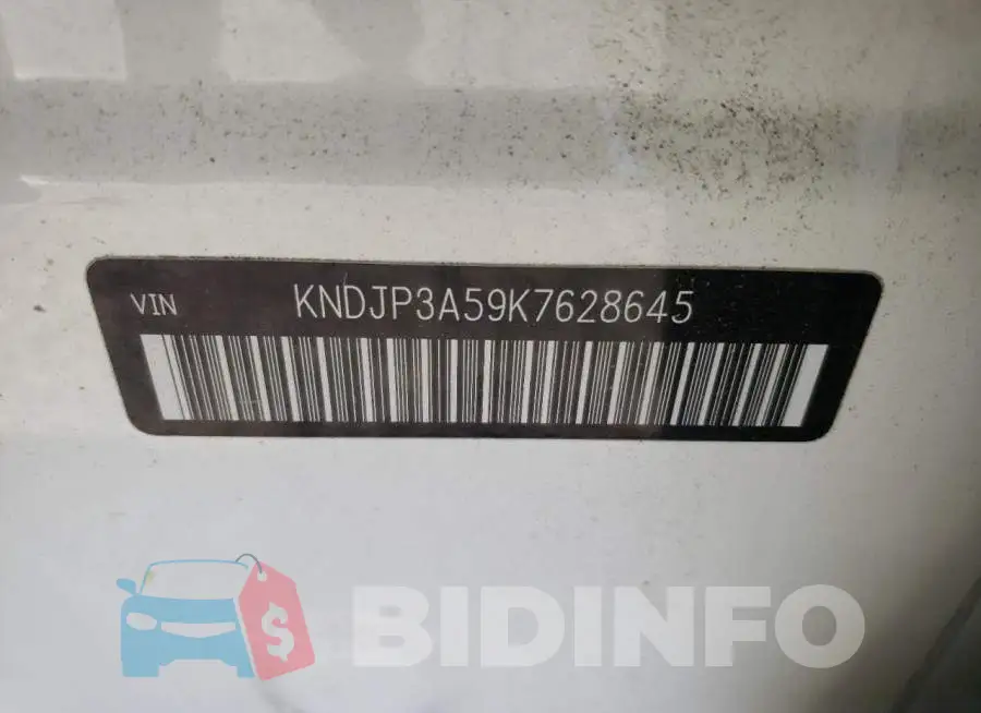 KNDJP3A59K7628645 Photo# 12