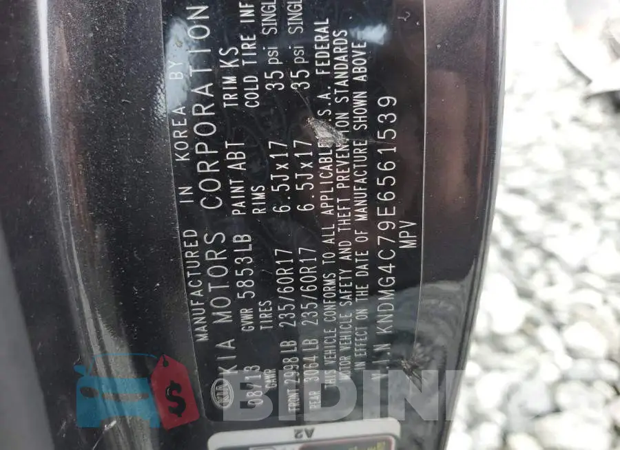 KNDMG4C79E6561539 Photo# 14