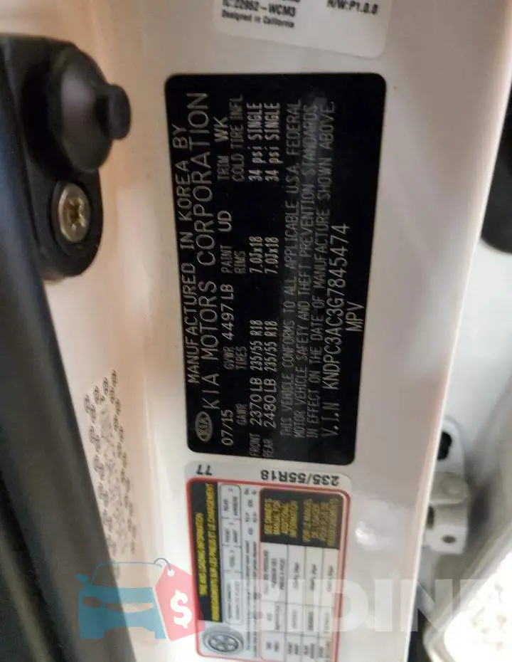 KNDPC3AC3G7845474 Photo# 12