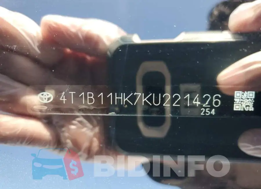 4T1B11HK7KU221426 Photo# 13