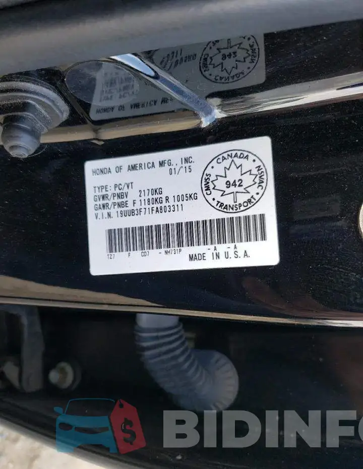 19UUB3F71FA803311 Photo# 12