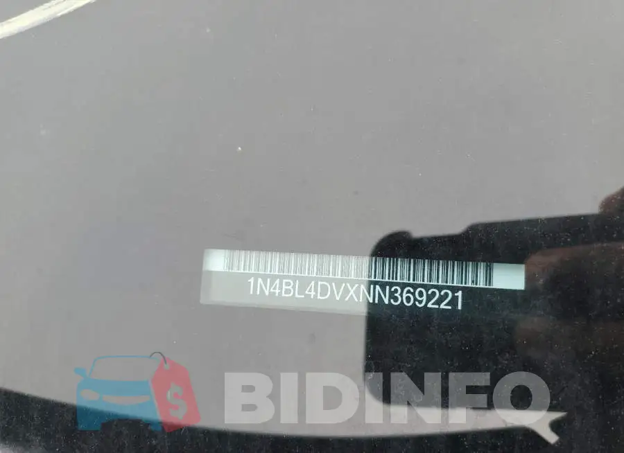 1N4BL4DVXNN369221 Photo# 10
