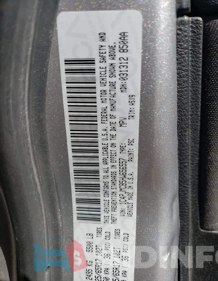 1C4PJMCB5HW656557 Photo# 13