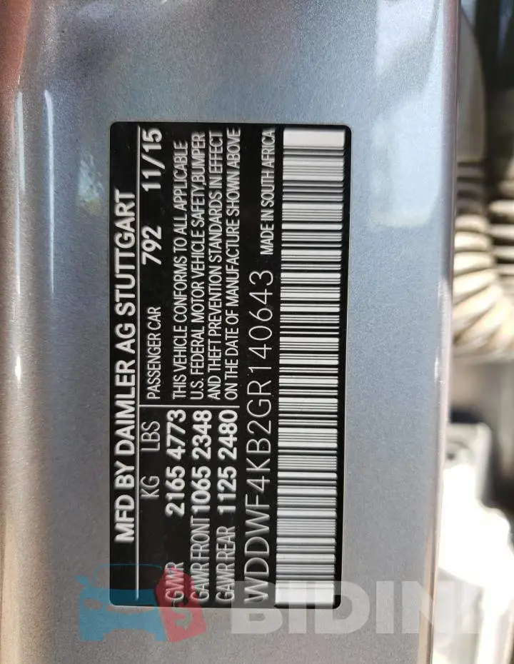 WDDWF4KB2GR140643 Photo# 12