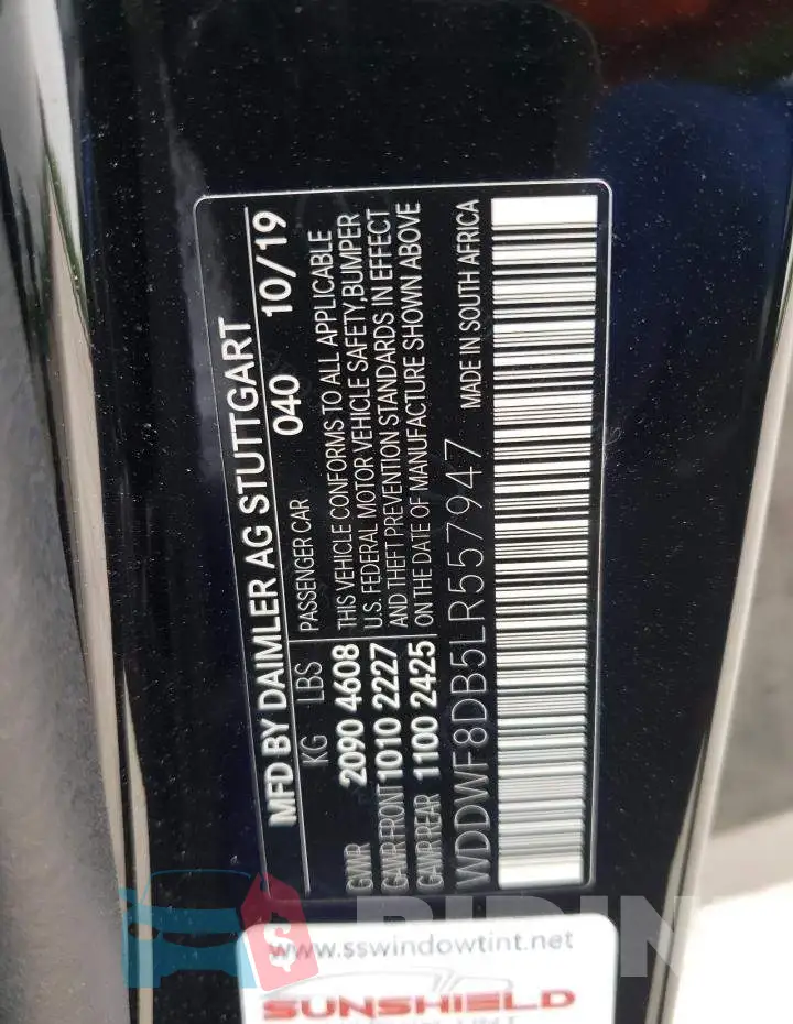 WDDWF8DB5LR557947 Photo# 13