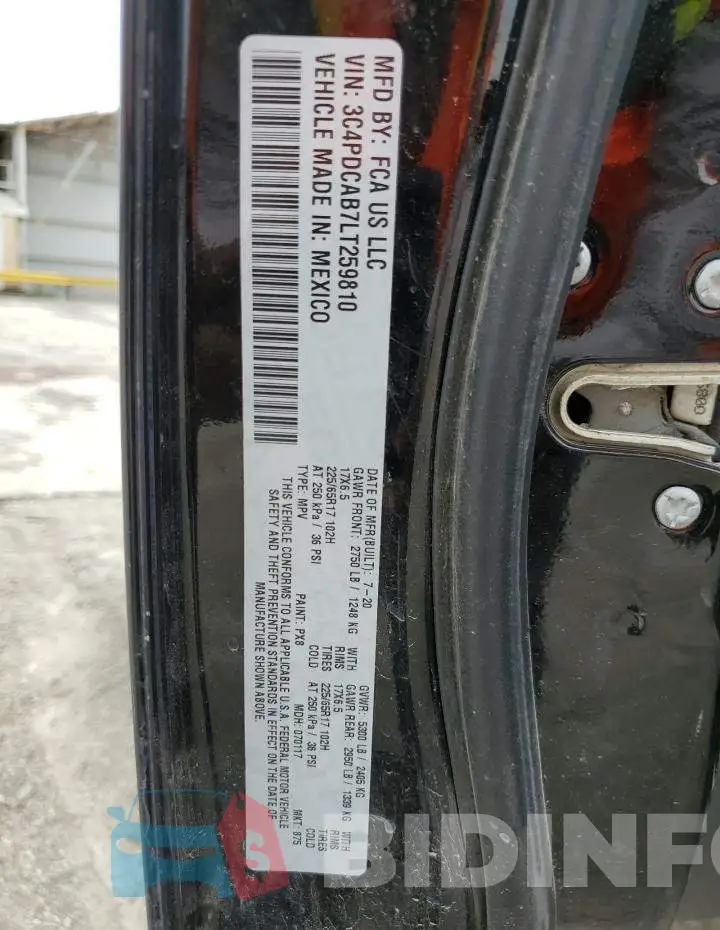 3C4PDCAB7LT259810 Photo# 13