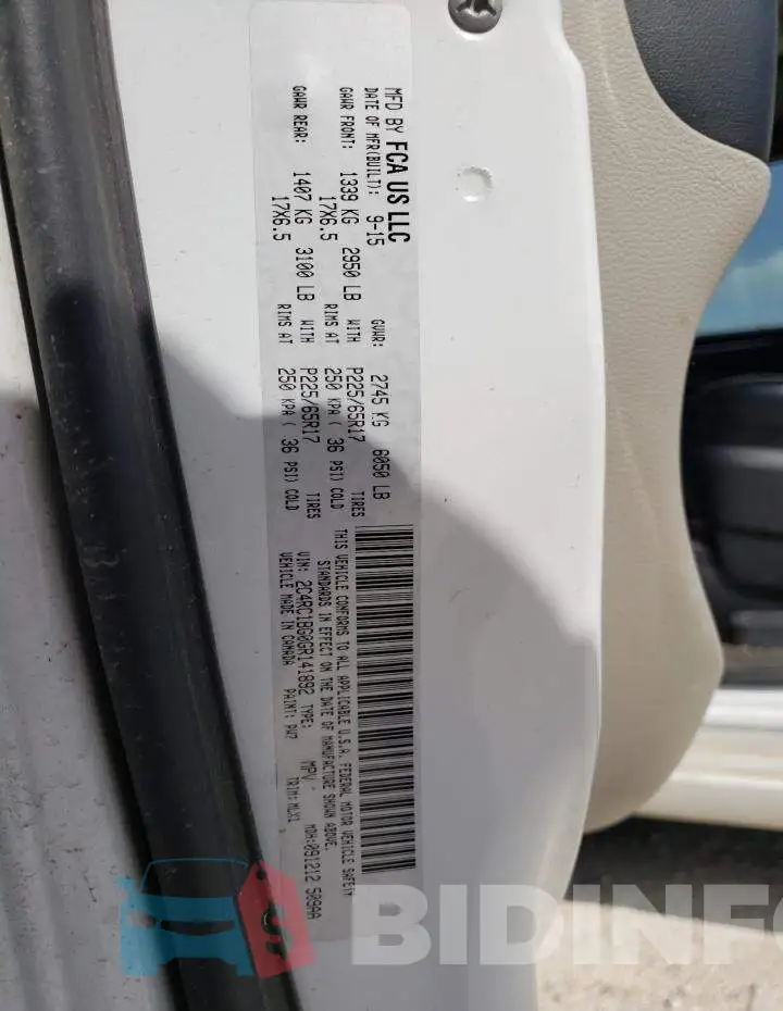2C4RC1BG0GR141892 Photo# 13