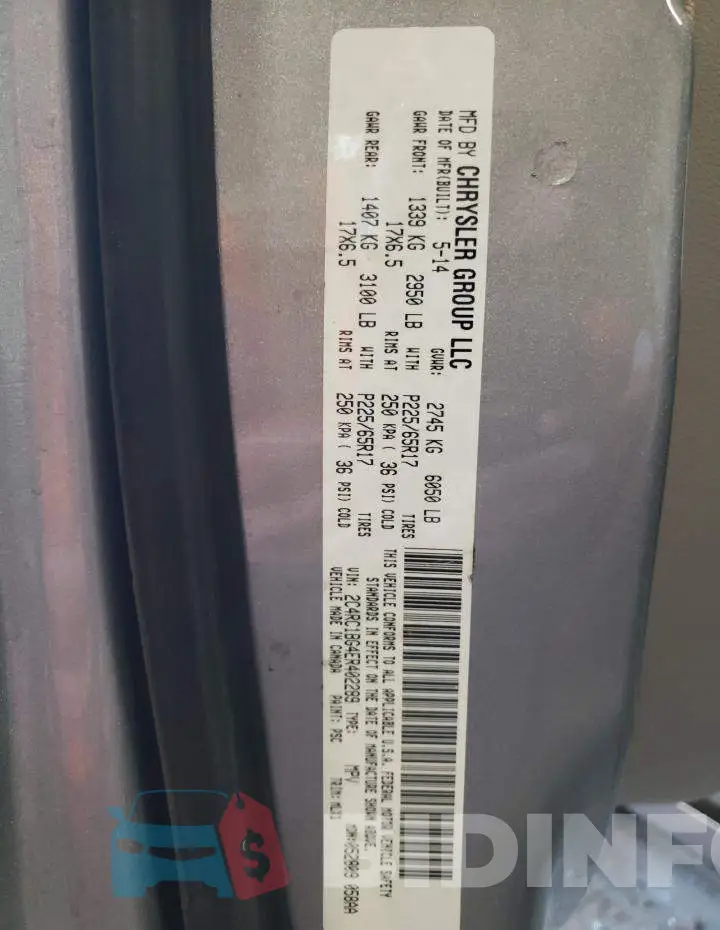 2C4RC1BG4ER402289 Photo# 13