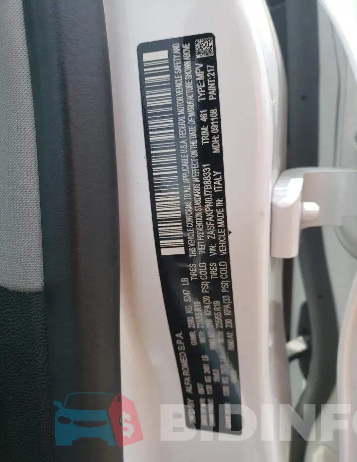 ZASFAKPN0J7B88331 Photo# 12