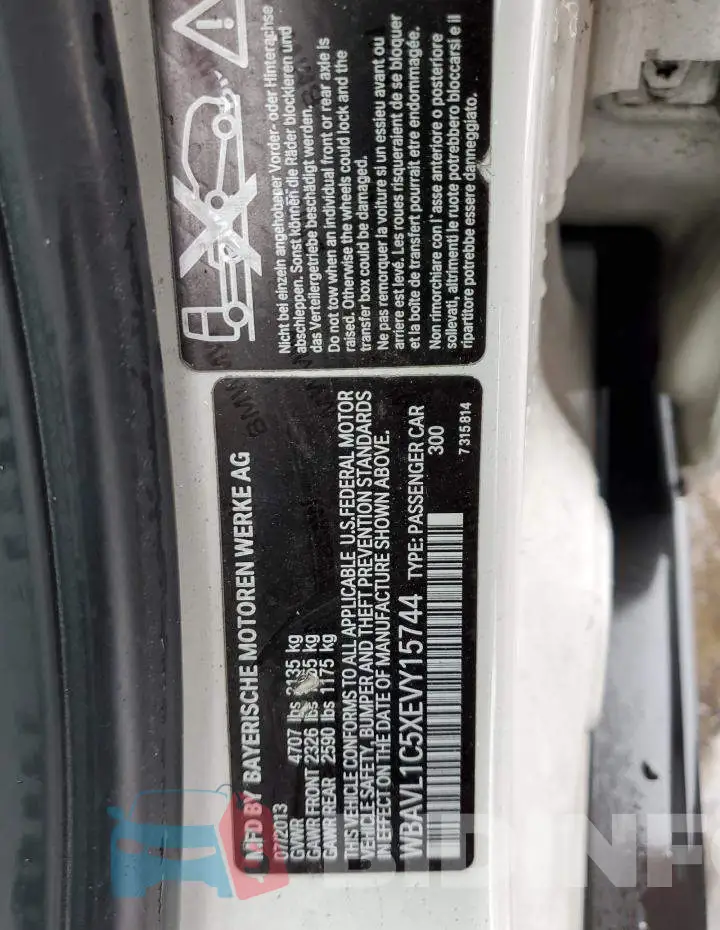 WBAVL1C5XEVY15744 Photo# 12