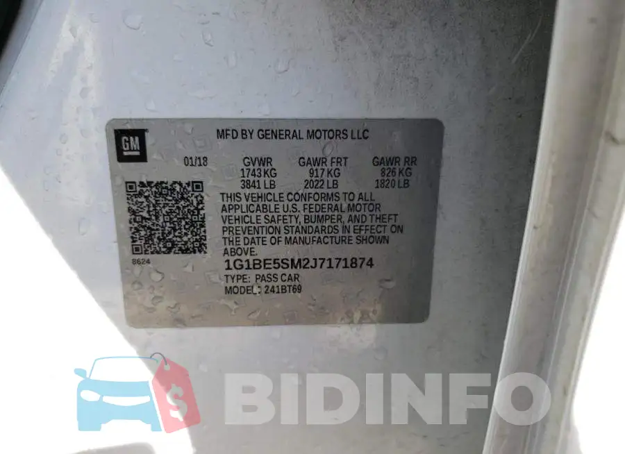 1G1BE5SM2J7171874 Photo# 13