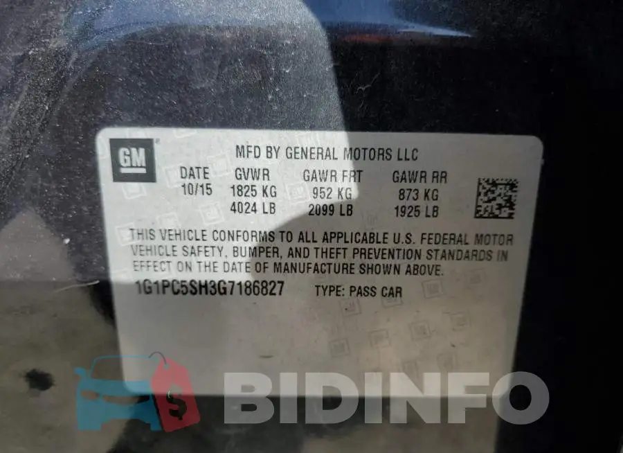 1G1PC5SH3G7186827 Photo# 12