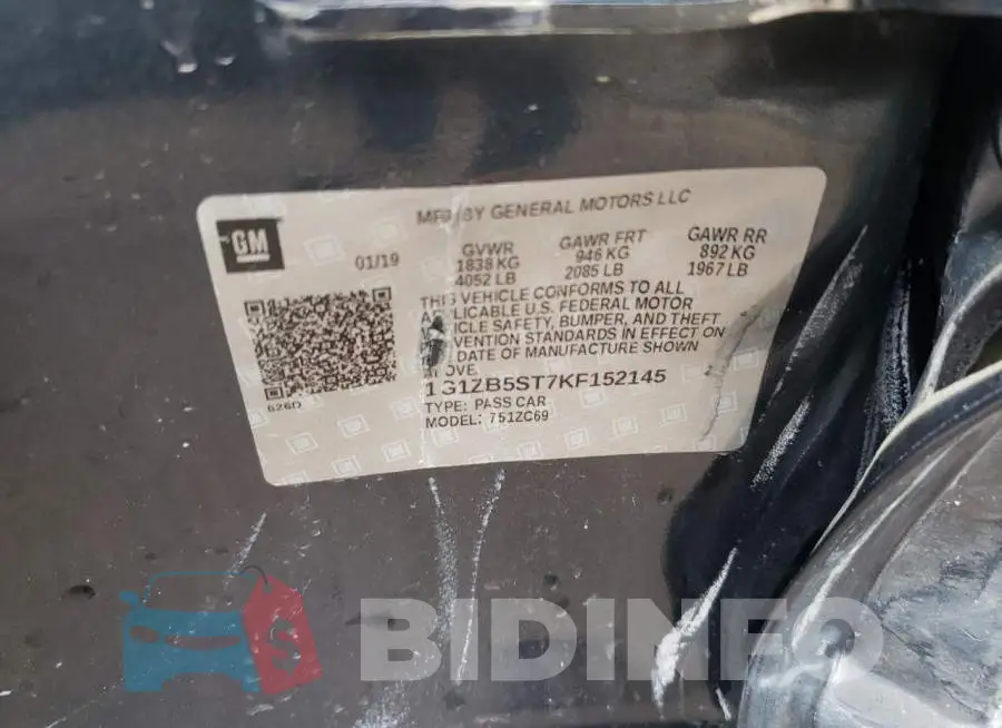 1G1ZB5ST7KF152145 Photo# 12