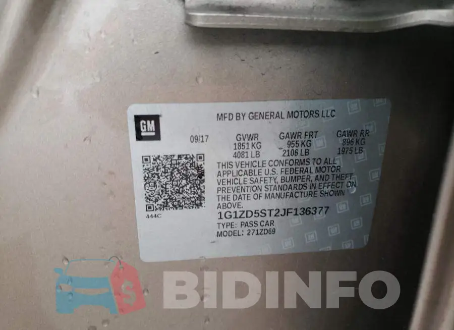 1G1ZD5ST2JF136377 Photo# 12