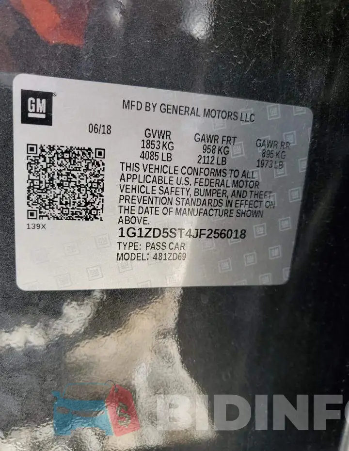 1G1ZD5ST4JF256018 Photo# 13