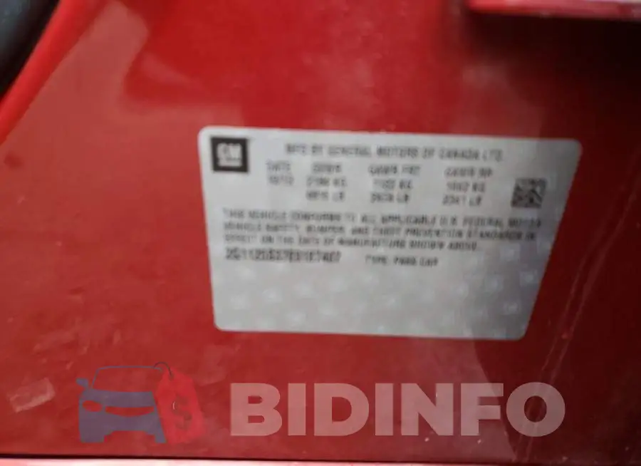 2G1125S37E9187407 Photo# 13