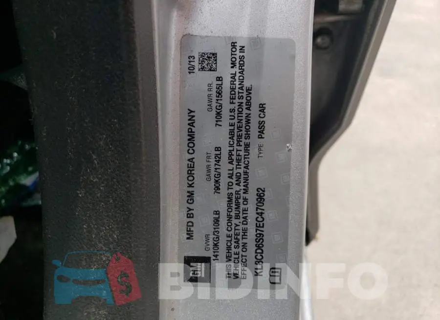 KL8CD6S97EC470962 Photo# 12