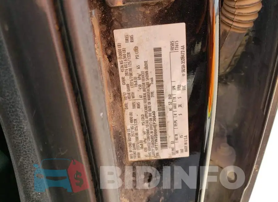 1FT7W2B66HEF36640 Photo# 12