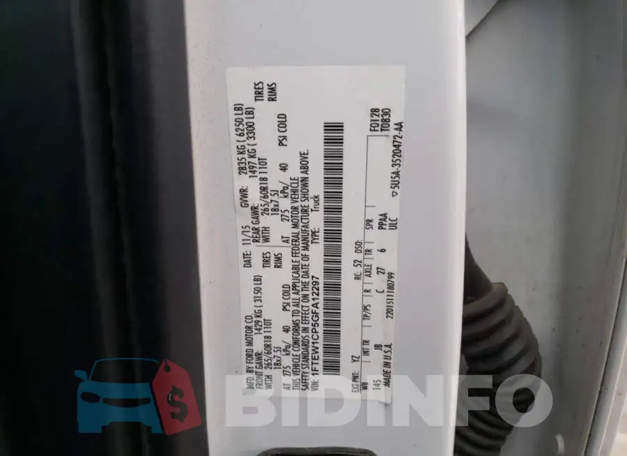 1FTEW1CP5GFA12297 Photo# 12