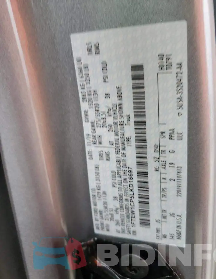 1FTEW1CP5LKD16697 Photo# 13