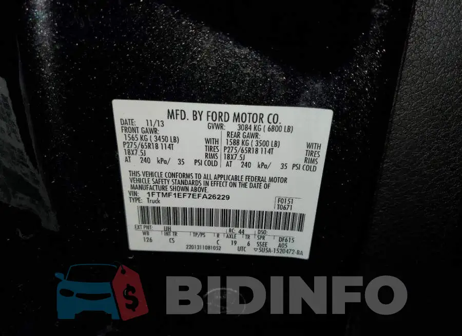 1FTMF1EF7EFA26229 Photo# 12