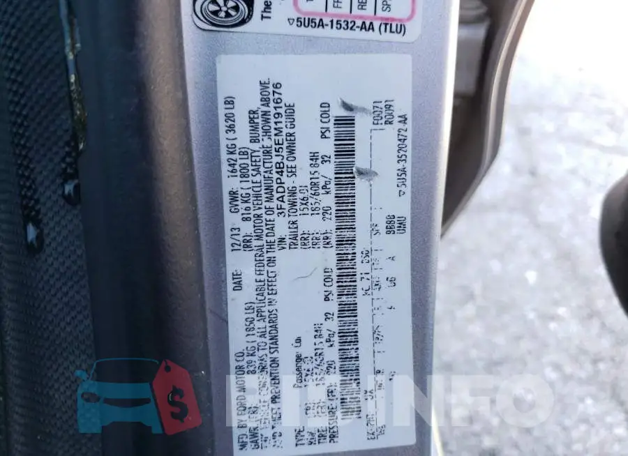 3FADP4BJ5EM191676 Photo# 12