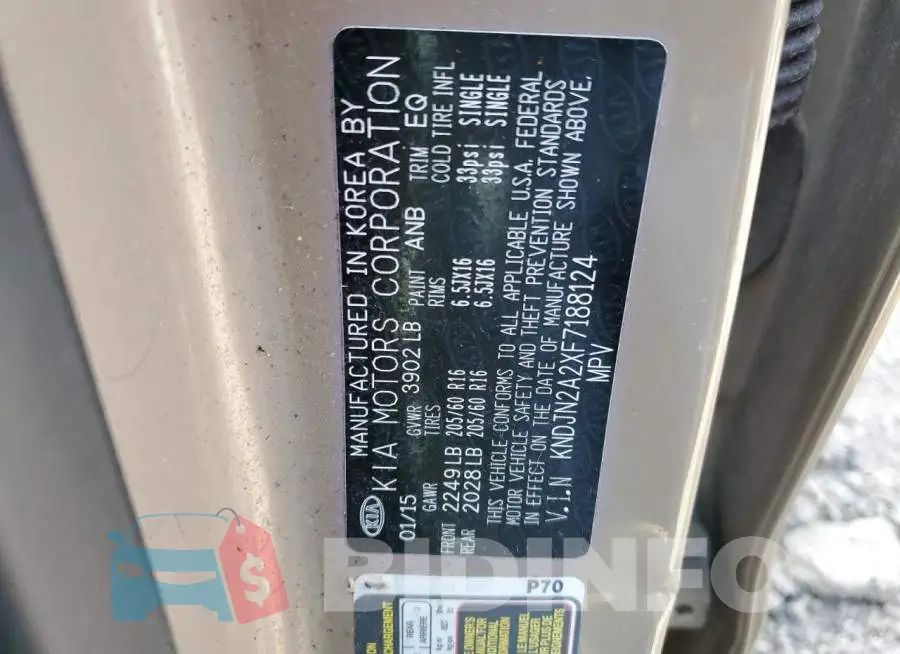 KNDJN2A2XF7188124 Photo# 12