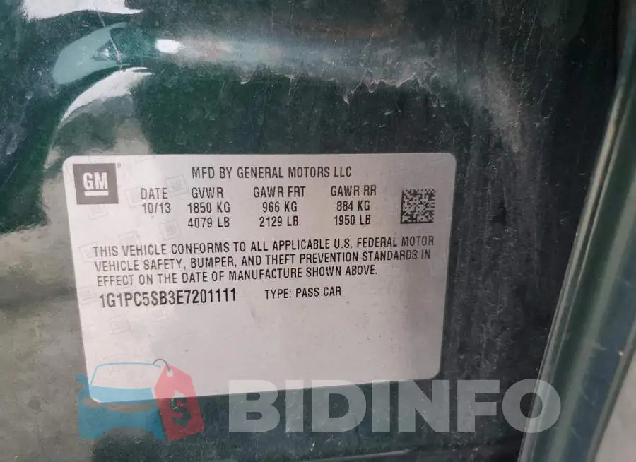 1G1PC5SB3E7201111 Photo# 12