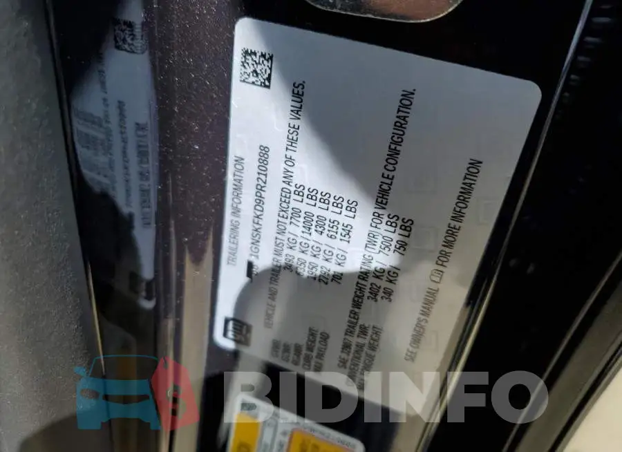 1GNSKFKD9PR210888 Photo# 13