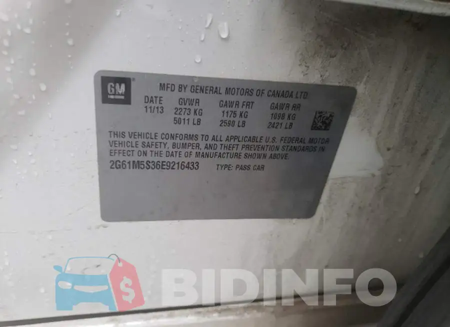 2G61M5S36E9216433 Photo# 12