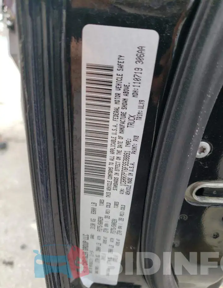 1C6RR7PT6FS538891 Photo# 12