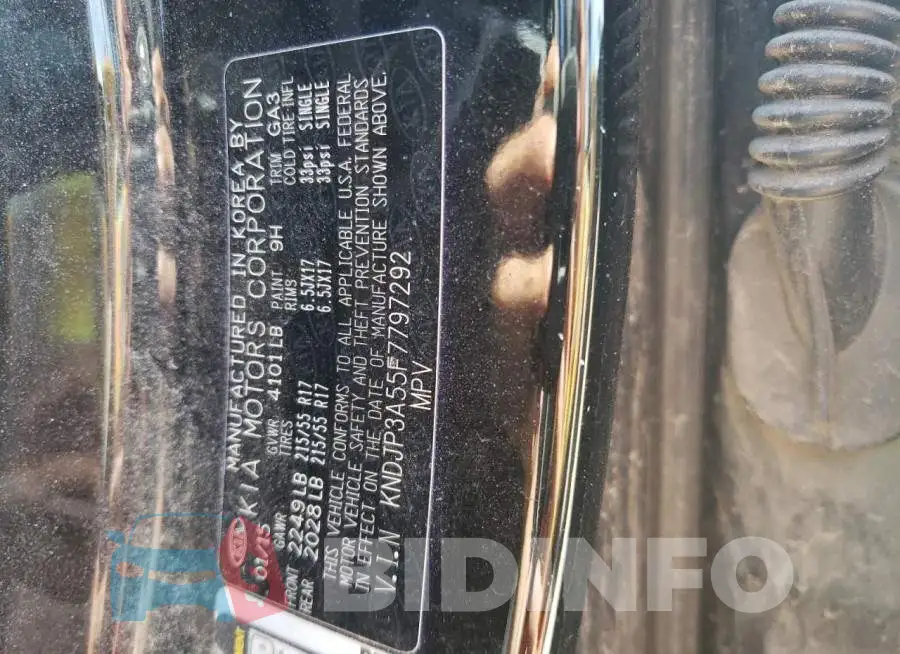 KNDJP3A55F7797292 Photo# 13