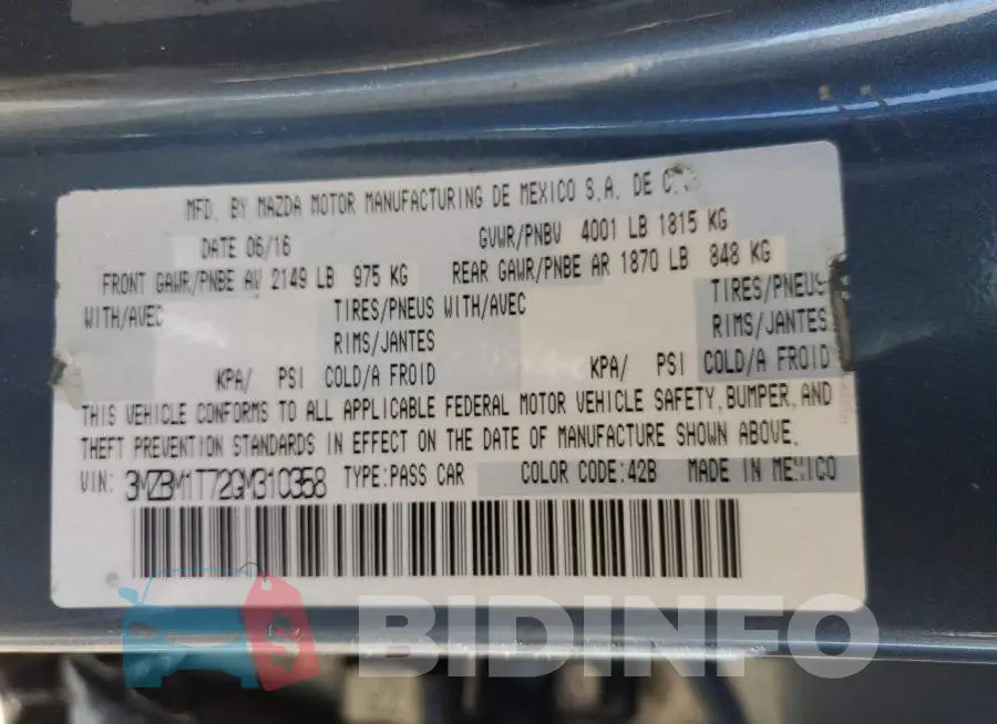 3MZBM1T72GM310358 Photo# 12