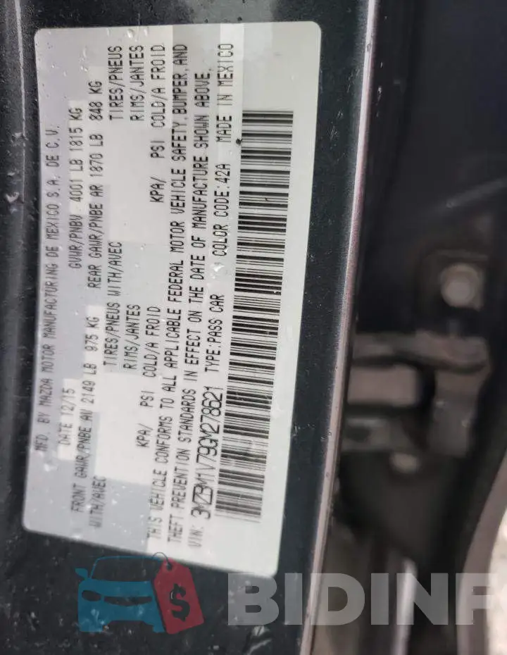 3MZBM1V79GM278621 Photo# 12