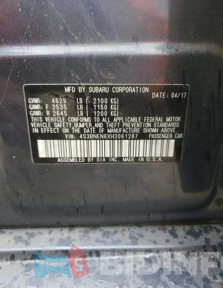 4S3BNEN6XH3061287 Photo# 12