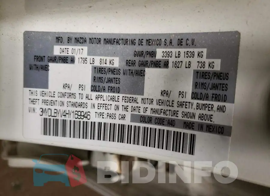 3MYDLBYV4HY169946 Photo# 12