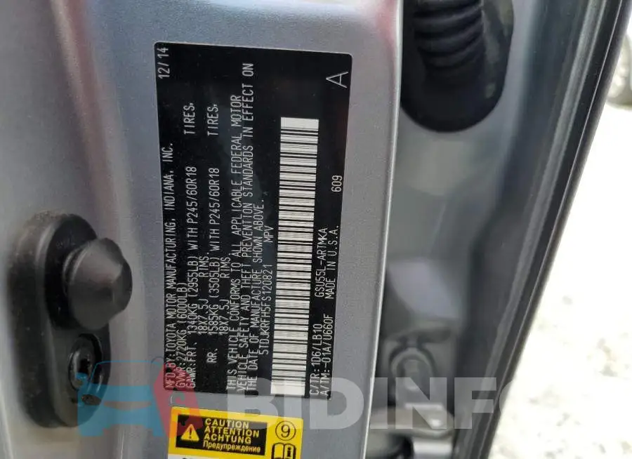 5TDJKRFH5FS120821 Photo# 13