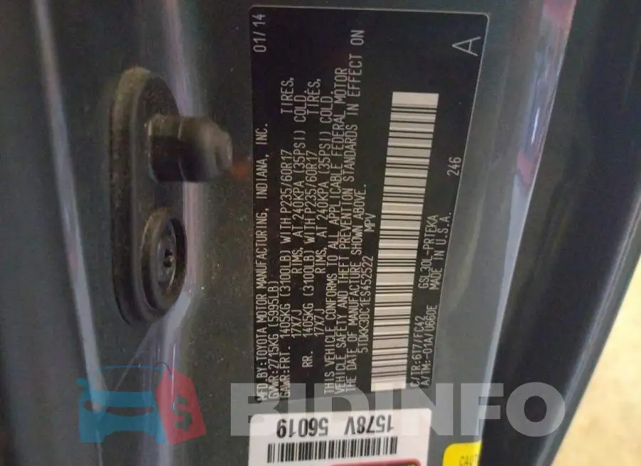5TDKK3DC1ES452522 Photo# 13