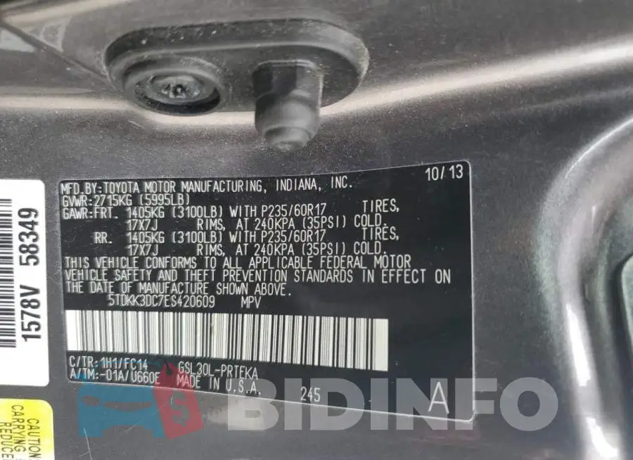 5TDKK3DC7ES420609 Photo# 13