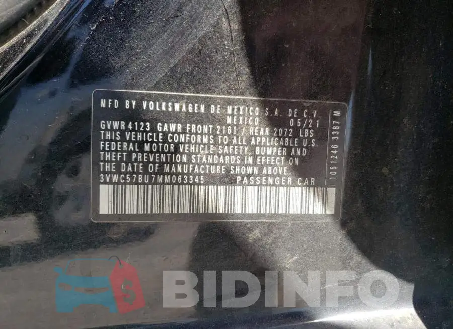 3VWC57BU7MM063345 Photo# 12